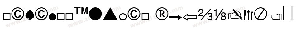 RAYAIRREGULAR Dingbats字体转换